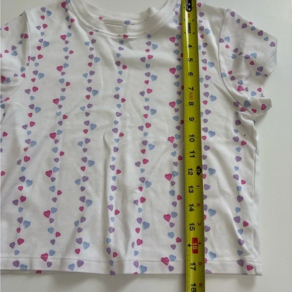 Roller Rabbit Falling Hearts Baby Tee Size Small - Picture 5 of 6